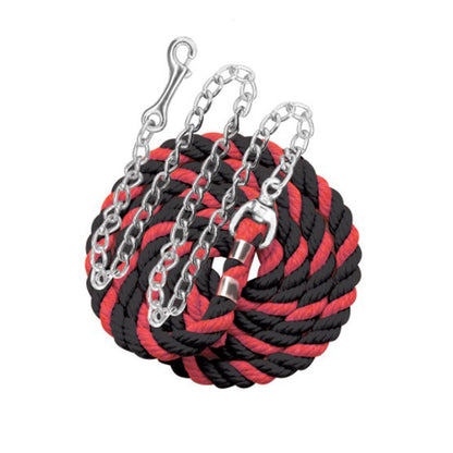 Perri's Multicolor Cotton Lead Rope with Chain