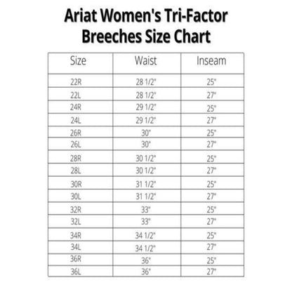 Ariat Women's Tri Factor Grip Knee Patch Breech