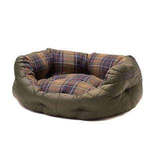 Barbour Quilted Dog Bed