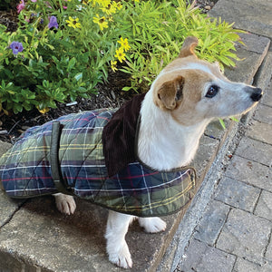 Barbour Tartan Dog Coat