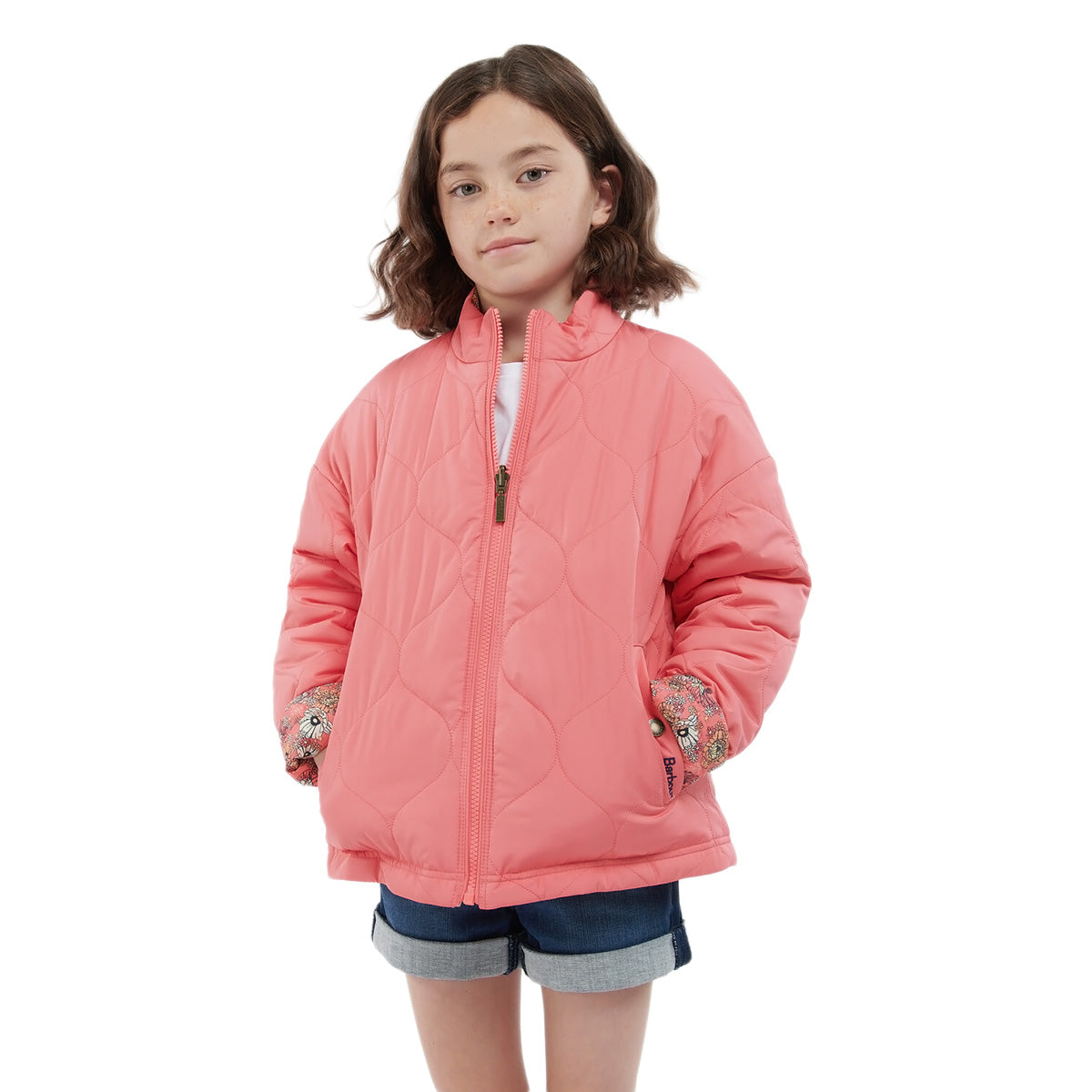 Barbour Girl's Reversible Coraline Quilted Jacket | Farm House Tack