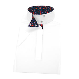 Essex Classics Ladies "Seahorsin' Around" Talent Yarn Wrap Collar Short Sleeve Show Shirt