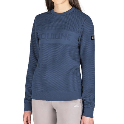 Equiline Women's Elspete Textured Crew Neck Sweatshirt