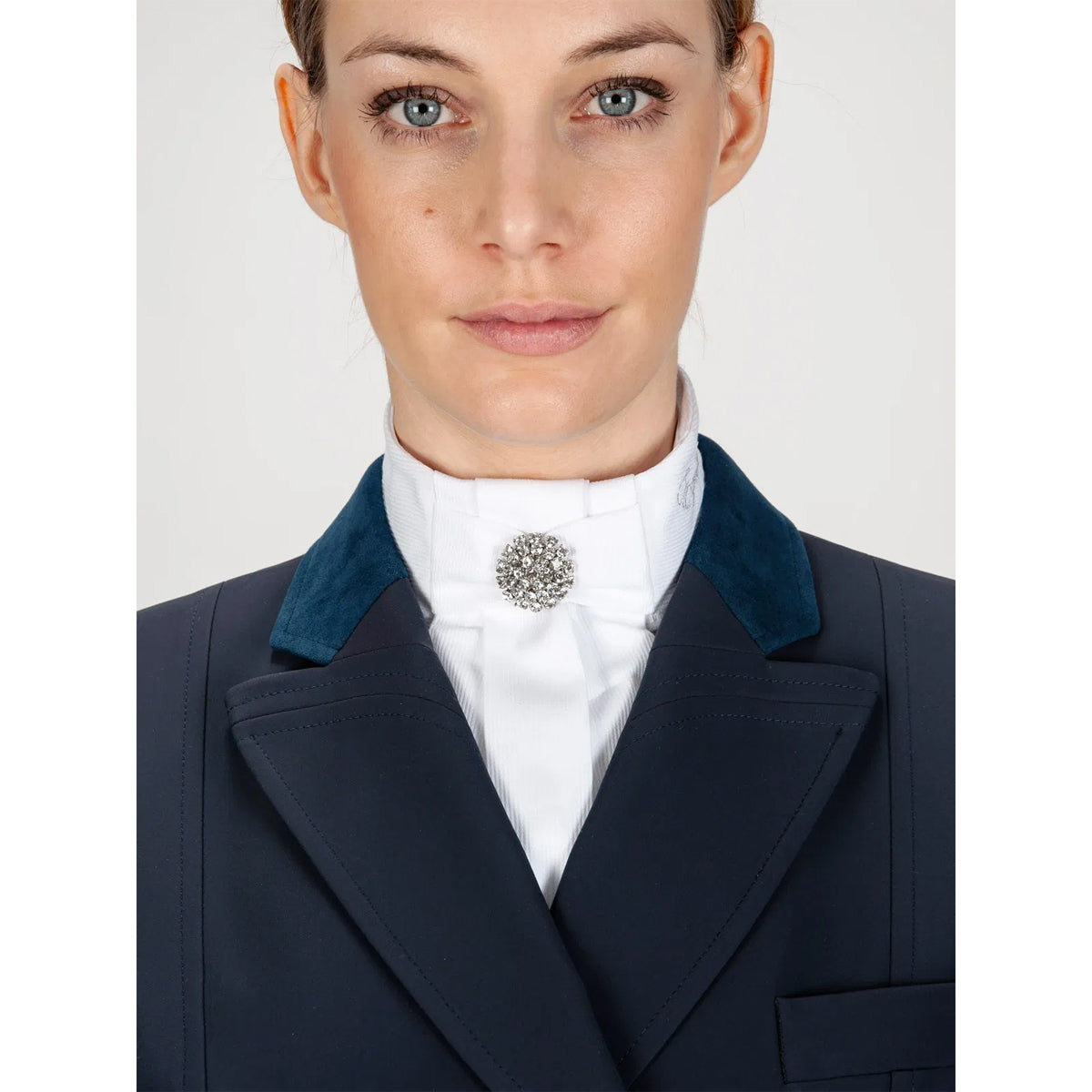 Equiline Frida Stock Tie with Crystal Embellishment