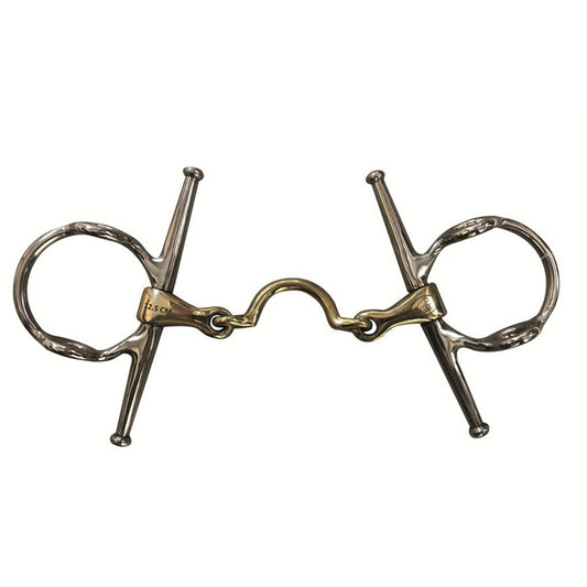 Jump'in High Port Jointed Full Cheek Gag Bit