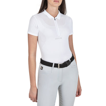 Equiline Women's CorinaC Seamless Polo Shirt
