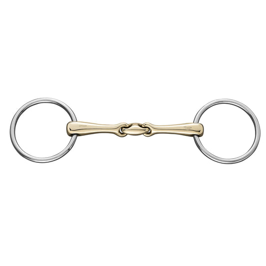 Herm Sprenger KK ULTRA Sensogan Double Jointed Loose Ring Snaffle Bit - 16mm