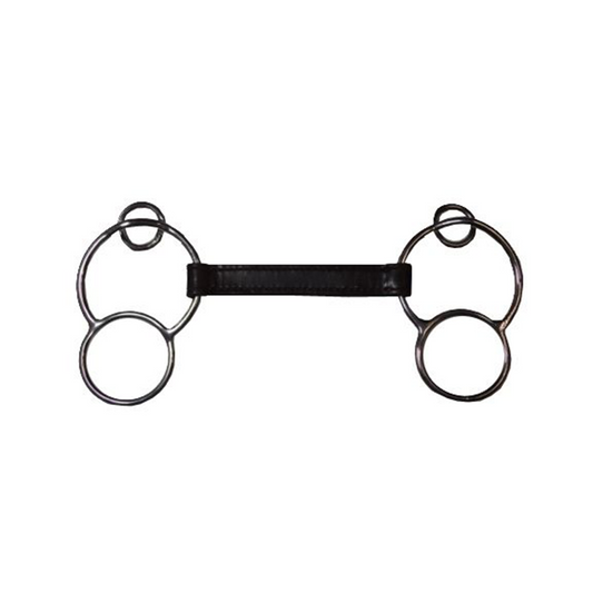 Jump'in Leather 3-Ring Bit