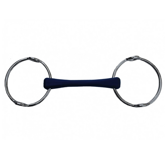 Jump'in Large Ring Flexible Rubber Gag Bit