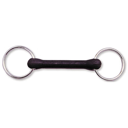 Rubber Covered Mouth Loose Ring Snaffle Bit