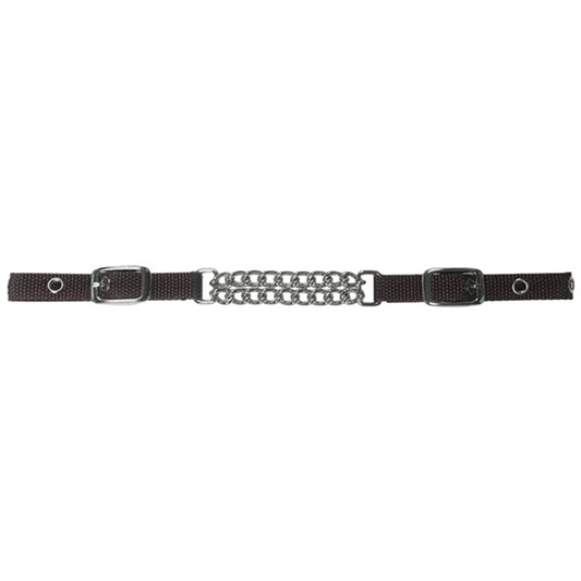 Double Row Flat Link Curb Strap