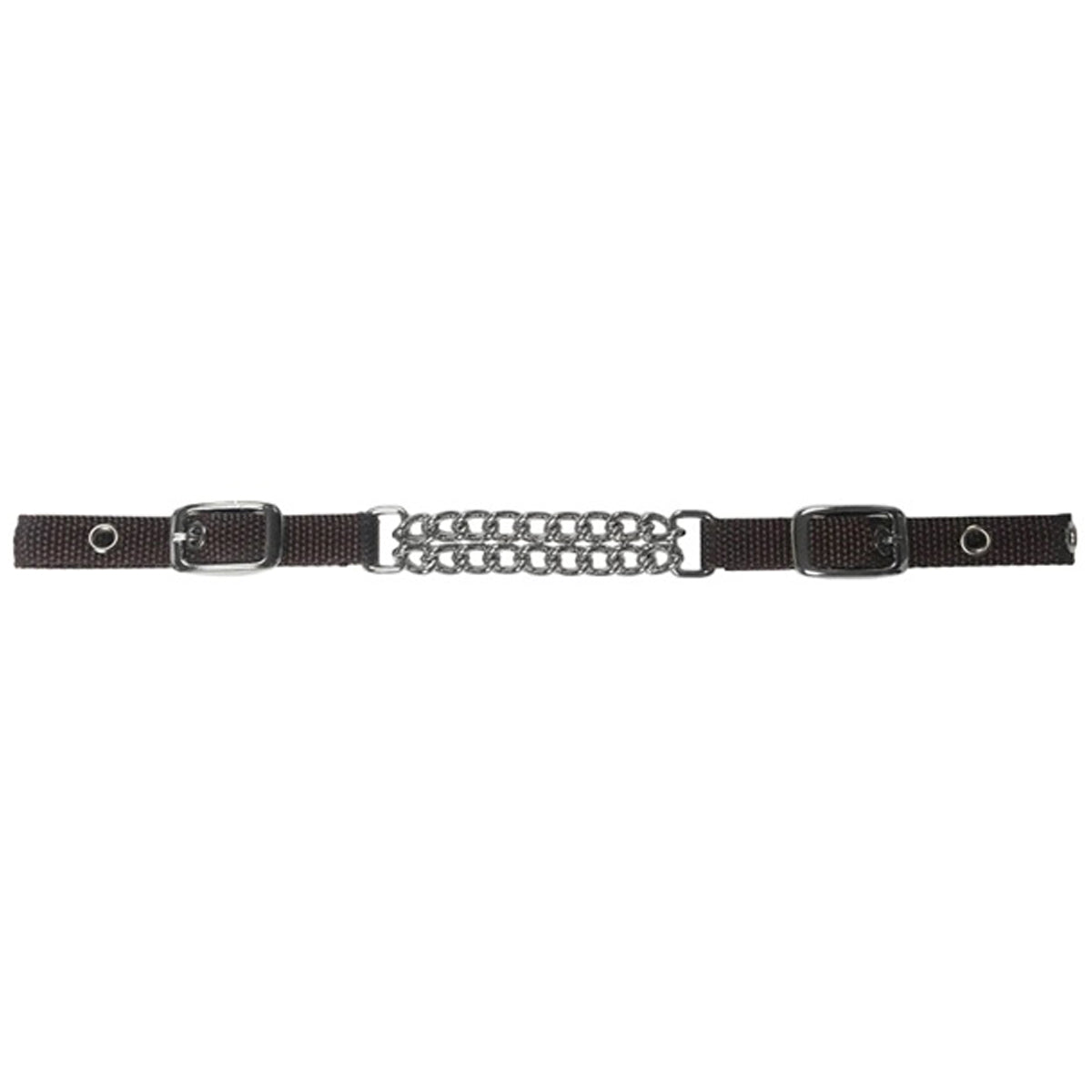 Double Row Flat Link Curb Strap
