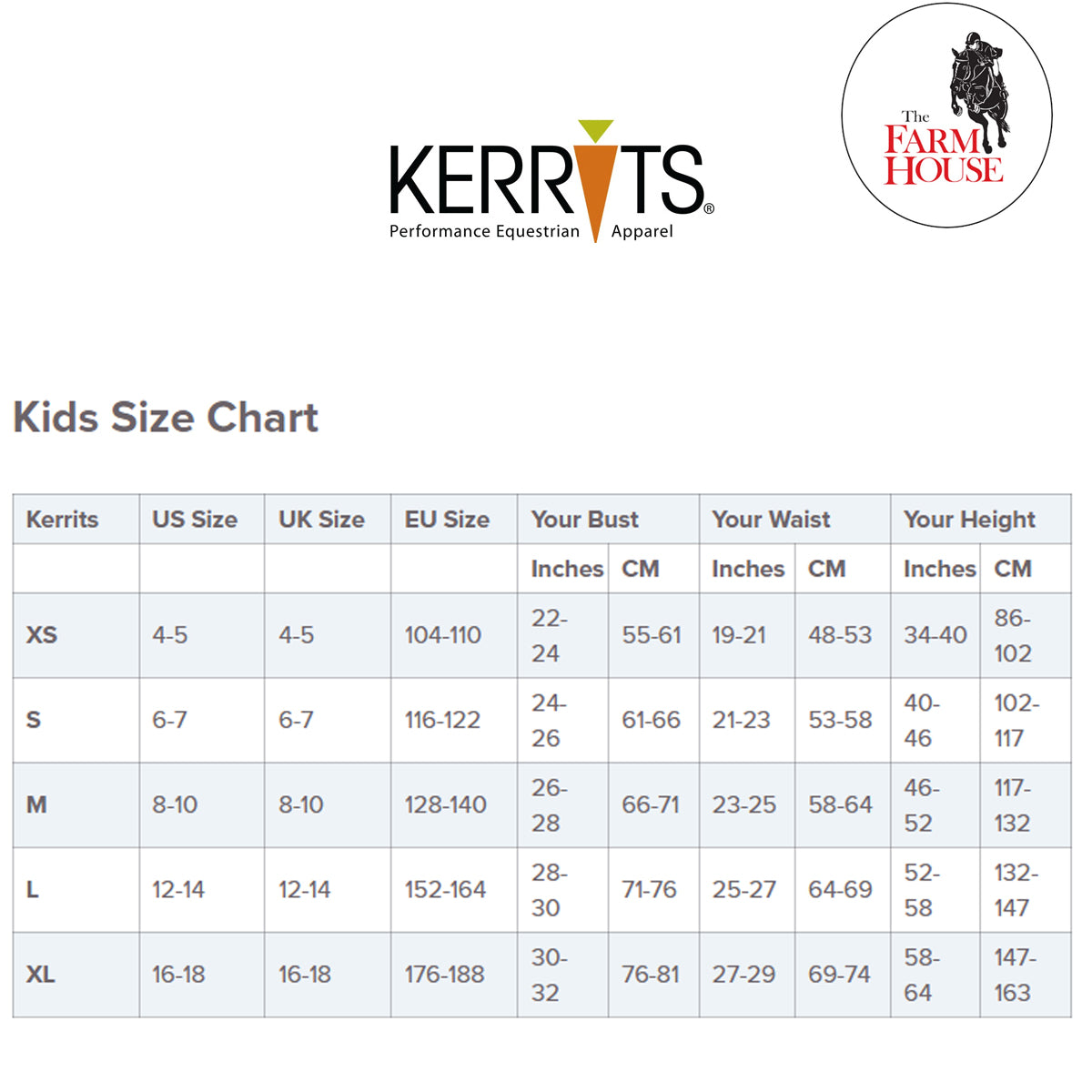 Kerrits Kids Knee Patch Performance Tights