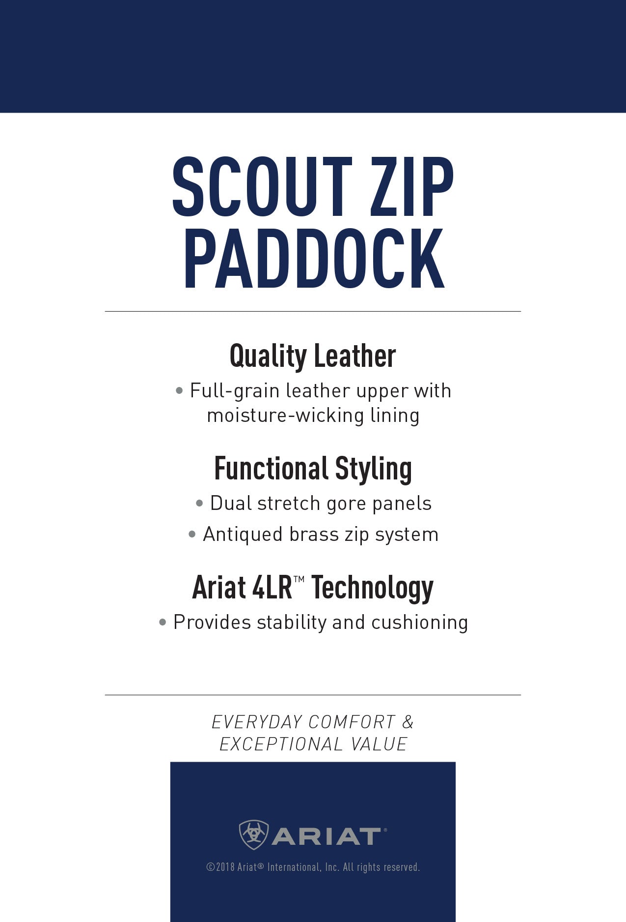 Ariat Women's Scout Zip Up Paddock Boot