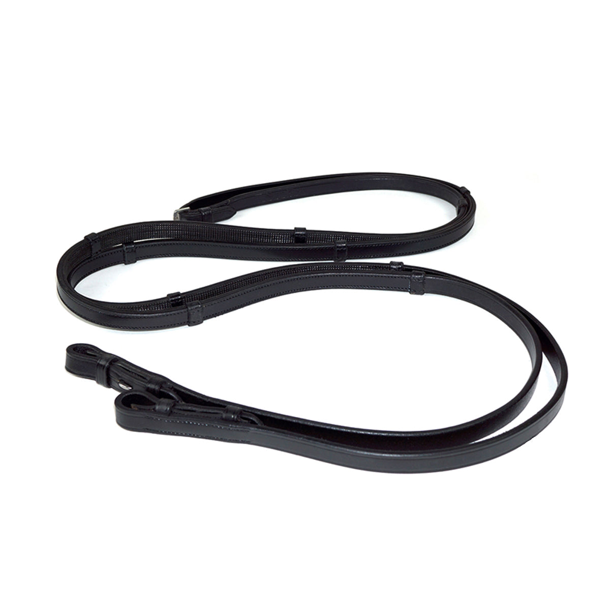 Nunn Finer Grand Prix Rubber Lined Reins with Hand Stops