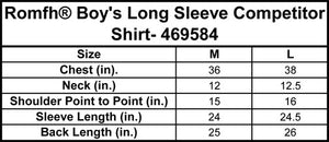 Romfh Boys' Long Sleeve Competitor Show Shirt