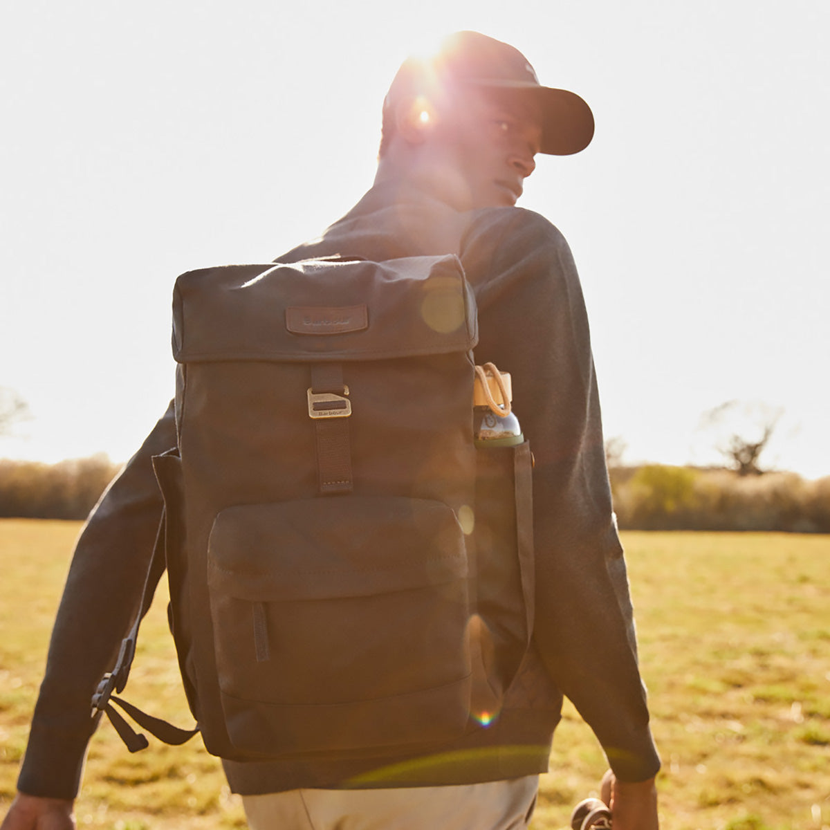 Barbour traveller wax backpack Clearance