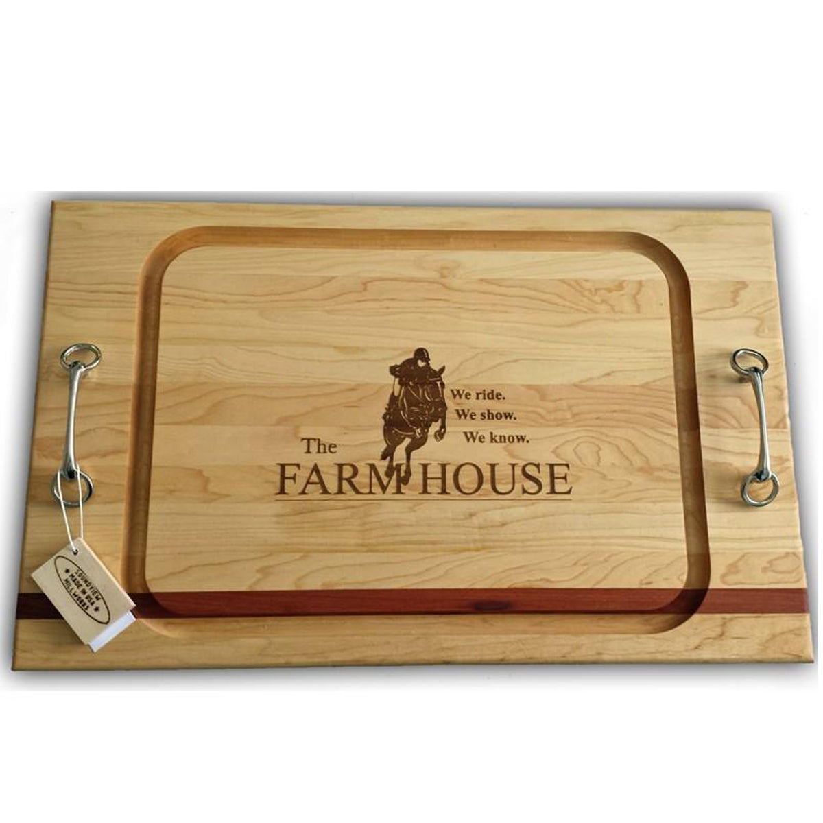 SVM Serving Board with Farm House Tack