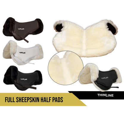 ThinLine Full Sheepskin Trifecta Half Pad