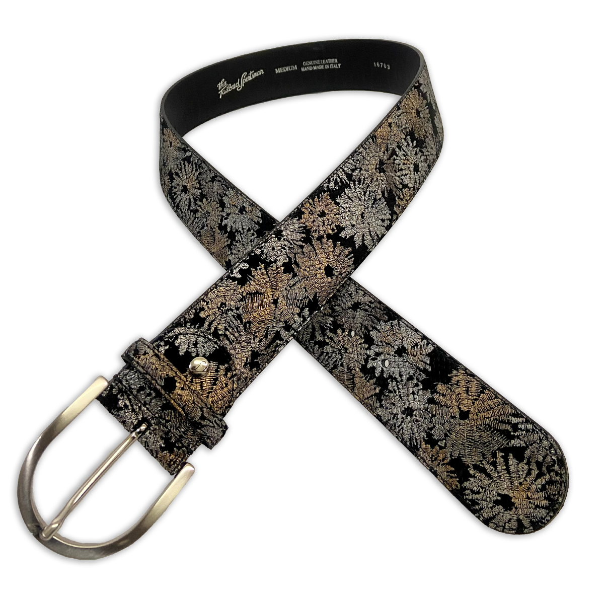 Tailored Sportsman Tapestry Leather Belt