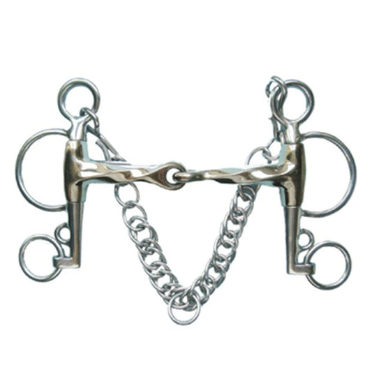Twisted Jointed Pelham Mouth Bit