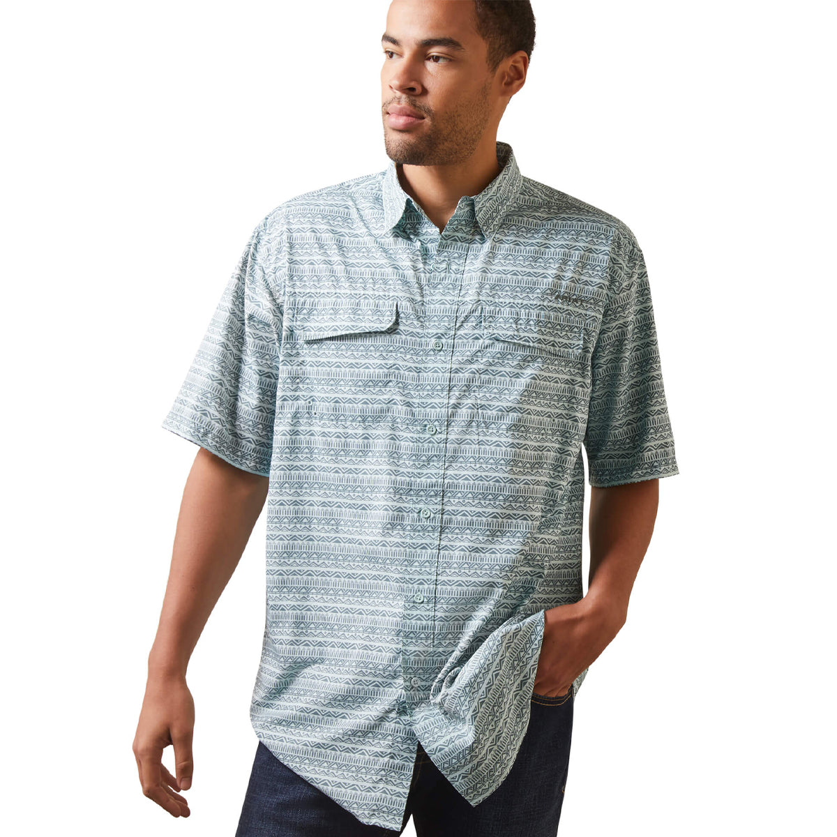 Ariat Men's VentTEK Classic Short Sleeve Shirt-Sale