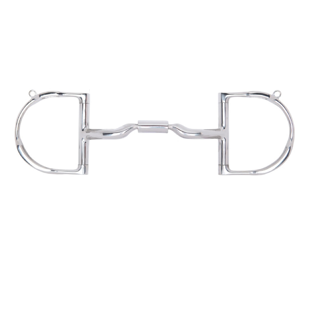 Myler 3 3/8" Medium Dee with Hooks with Low Port Comfort Snaffle MB 04