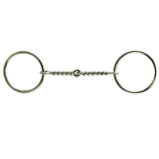 Coronet Single Twisted Wire Loose Ring Snaffle Bit