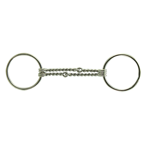 Copper Twisted Wire Ring Snaffle Bit | Jacks Inc