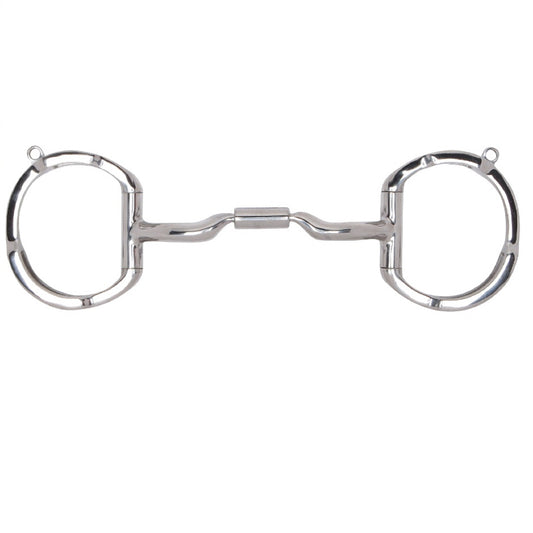Toklat Myler Eggbutt with Hooks with Stainless Steel Low Port Comfort Snaffle MB 04