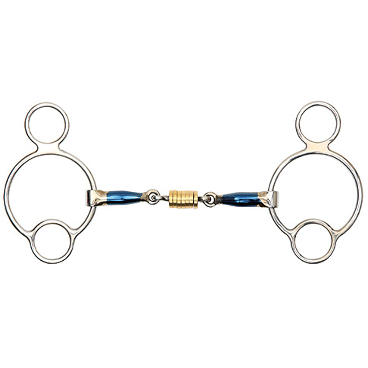 Shires Blue Sweet Iron Universal with Roller Link Bit