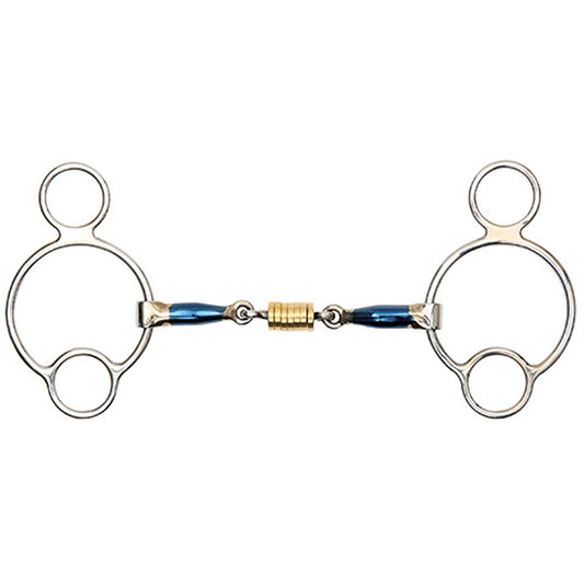 Shires Blue Sweet Iron Universal with Roller Link Bit