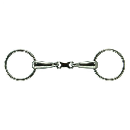 Coronet French Link Hollow Mouth Loose Ring Bit