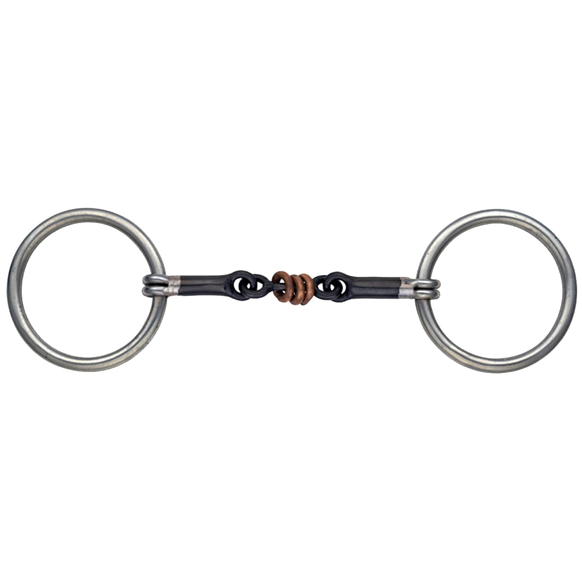 Shires Sweet Iron Copper Roller Snaffle Bit