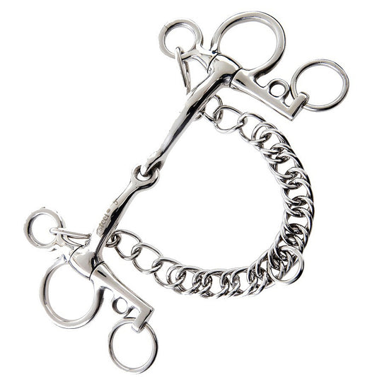 JP Korsteel Stainless Steel Tom Thumb Pelham Bit