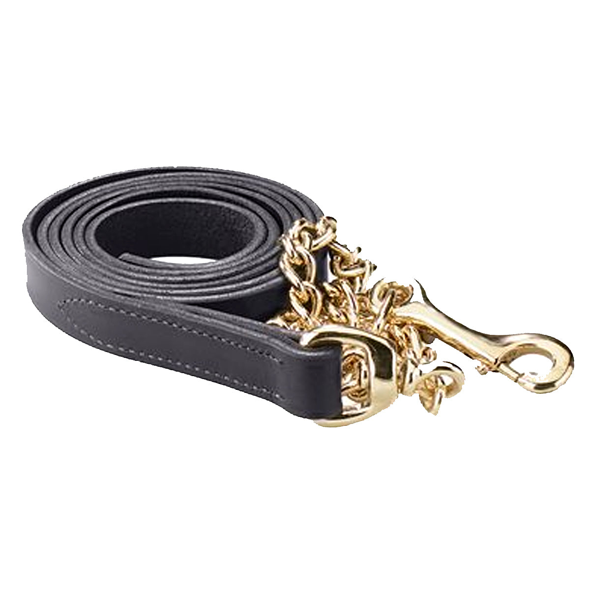 Perri's 1" Leather Lead with Chain
