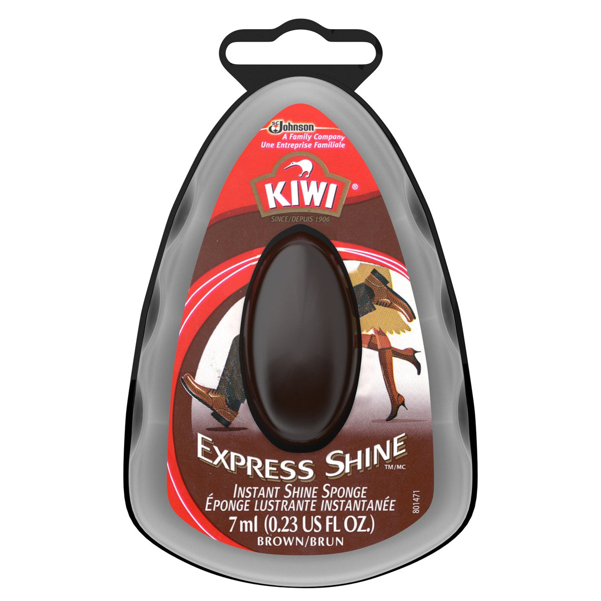 Kiwi Express Leather Shine Sponge | Farm House Tack Brown Shine Sponge
