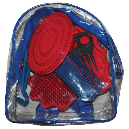 TuffRider Horse Grooming Kits with Rubber Brushes
