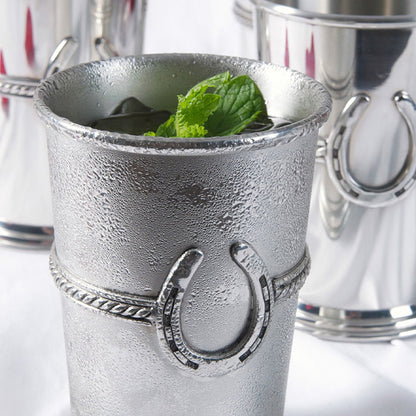 Arthur Court Equestrian Pewter Julep Cup