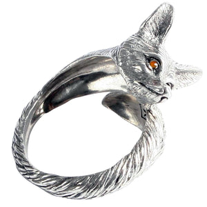 Arthur Court Pewter Fox Napkin Ring