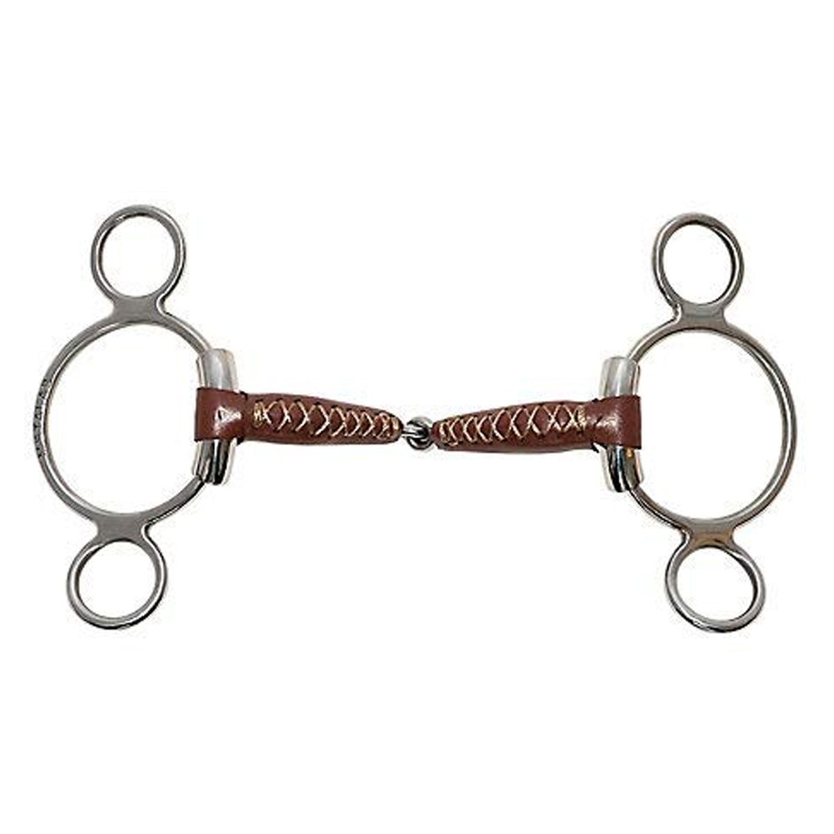 Metalab Leather Continental Gag Pinchless Bit