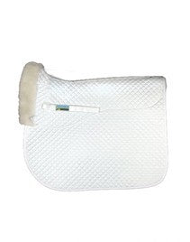 Fleeceworks Therawool Quilted Dressage Square Pad - Perfect Balance Technology