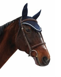 Equine Couture Fly Bonnet with Silver Rope