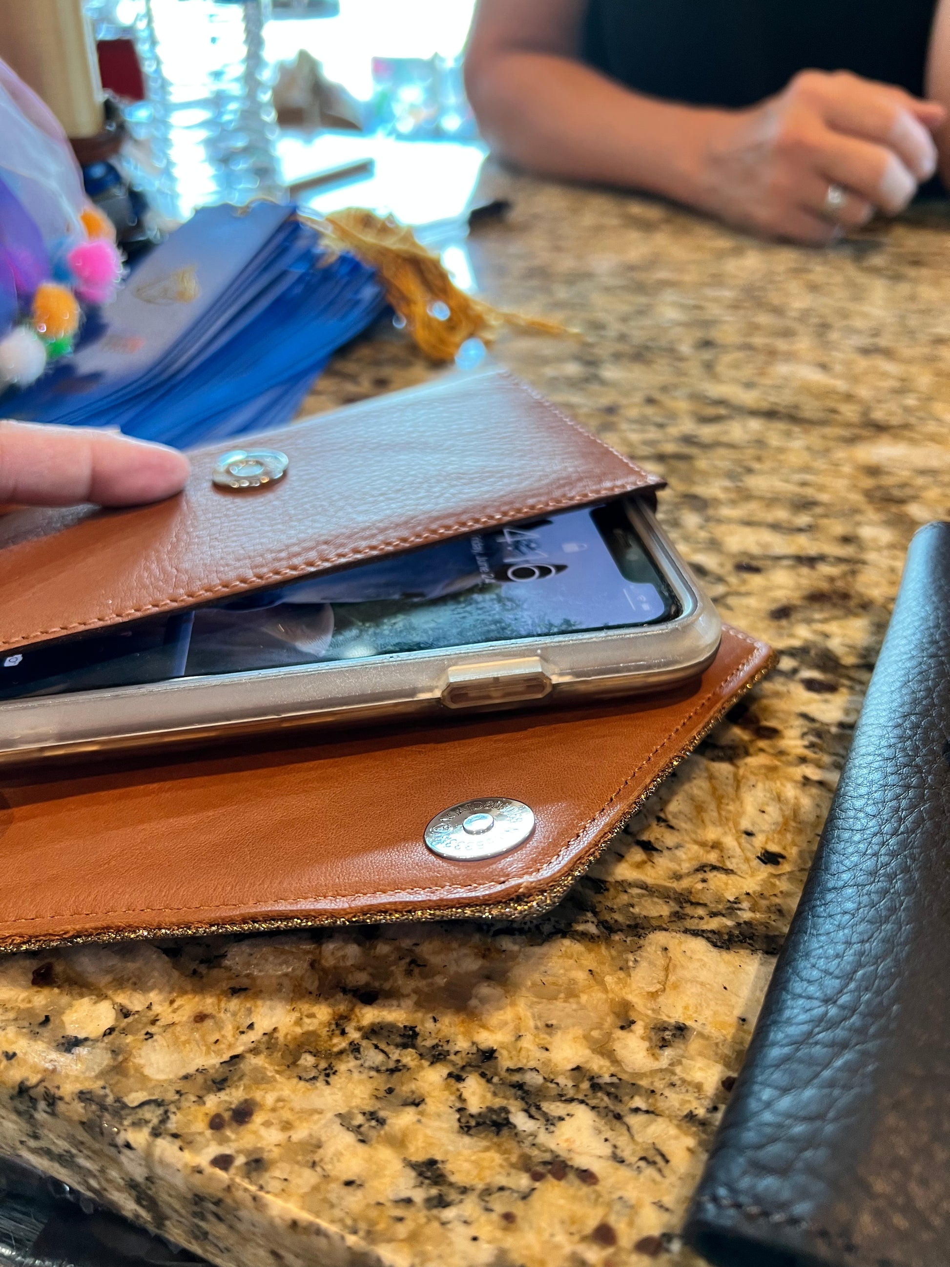 Waterproof PU Leather Wallet Strap Belt Portable Replaceable