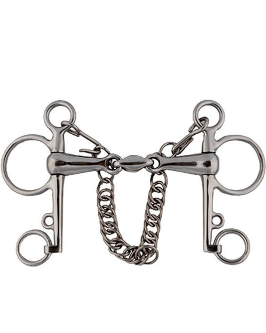 Stainless Steel Elliptical Link Pelham Bit