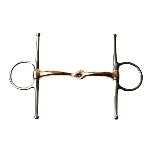 JP Korsteel Copper Mouth Full Cheek Snaffle Bit
