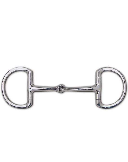 Toklat Stainless Steel Thin Snaffle Dee - 3 1/4" Rings