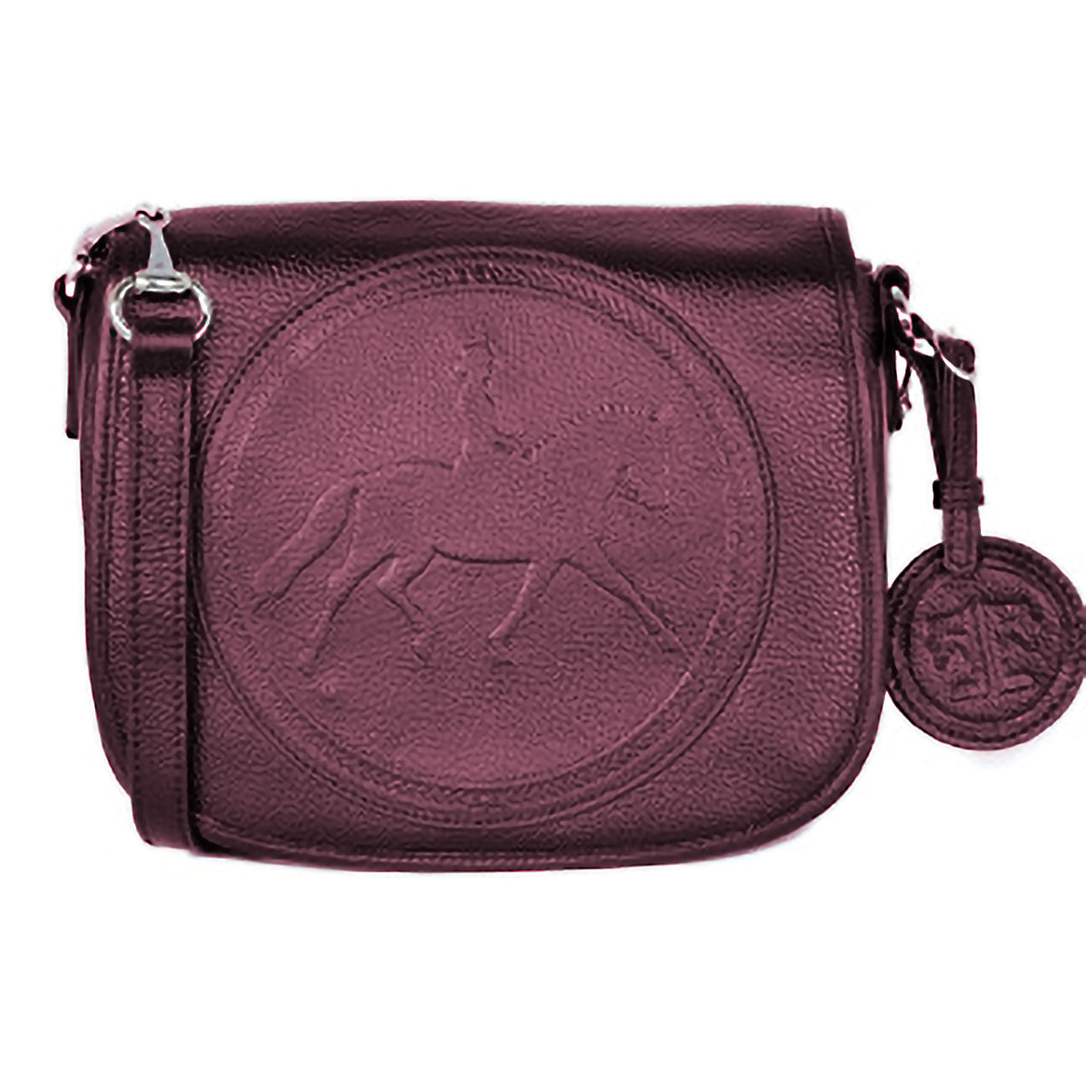 Mulberry Small Classic Grain Leather Zip Coin Pouch, Scarlet